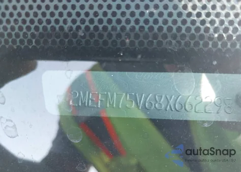 2008 Mercury Grand Marquis Ls from USA, damaged, VIN 2MEFM75V68X662298